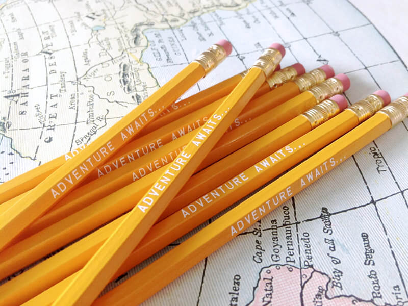 Earmark's Adventure Awaits... pencils on Etsy