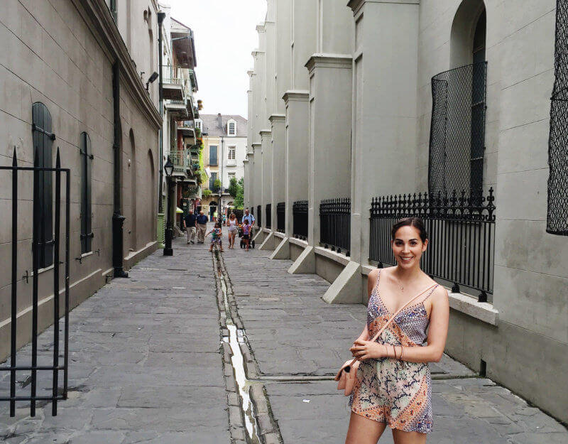 She's So Bright - Eva walking New Orleans French quarter