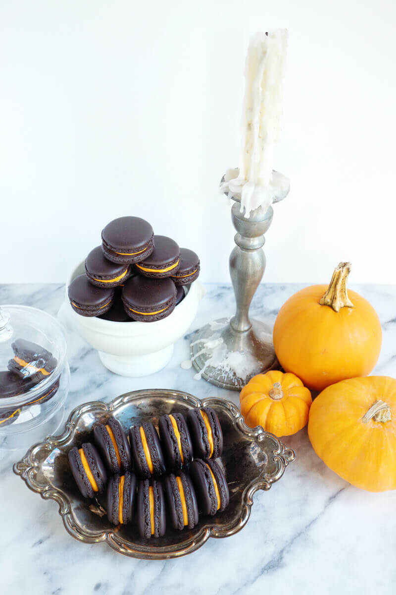 She's So Bright - Perfectly Spooky Halloween Macarons