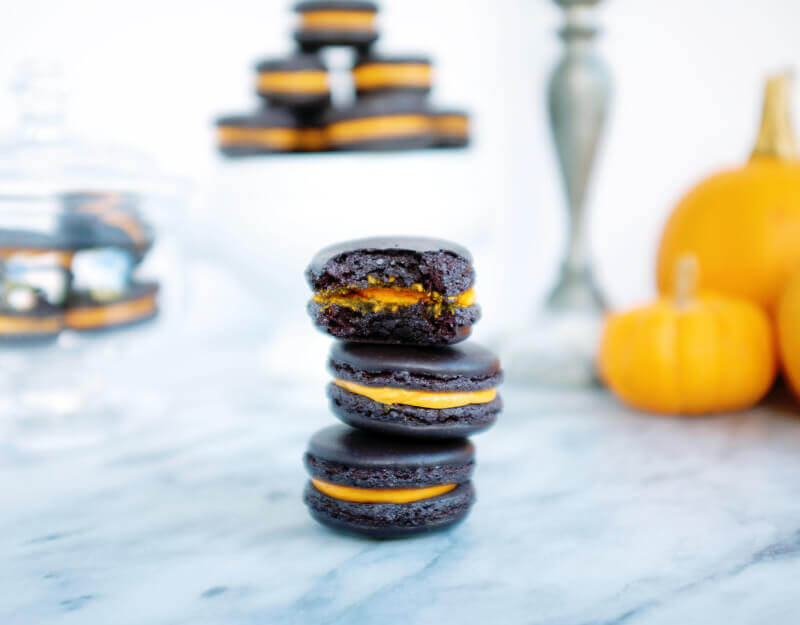 She's So Bright - Perfectly Spooky Halloween Macarons