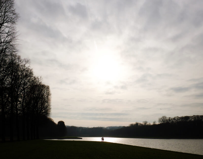 She's So Bright - A Visit to the Versailles Gardens in Winter