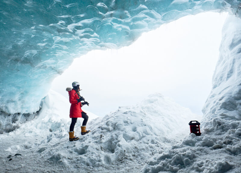She's So Bright - Into the Ice Caves of Vatnajökull