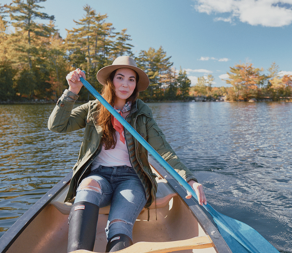 She's So Bright - Canoeing in Maine