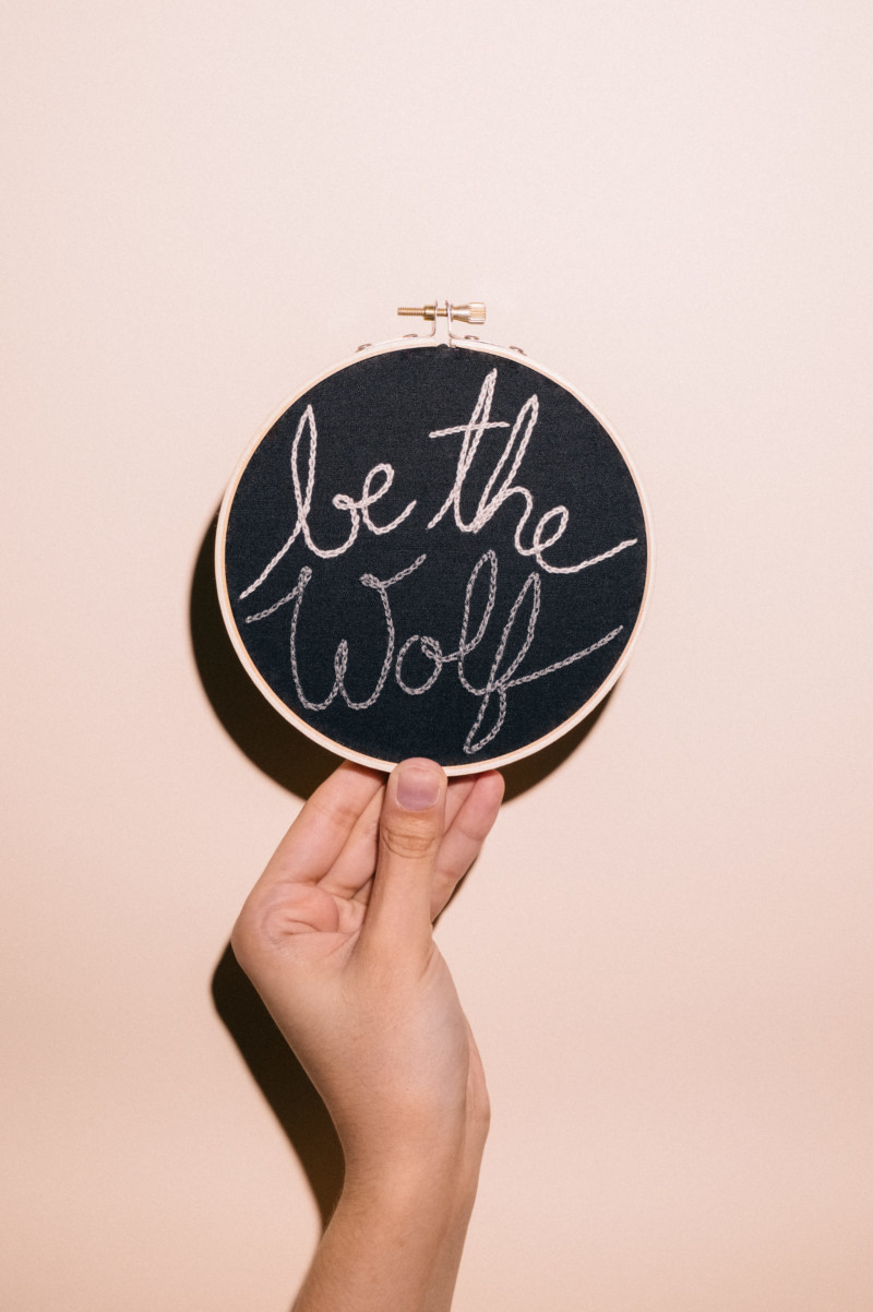 Be the Wolf - She's So Bright. Motivation, quote, words to consider, get moving, you can do it, encouragement, Abby Wambach