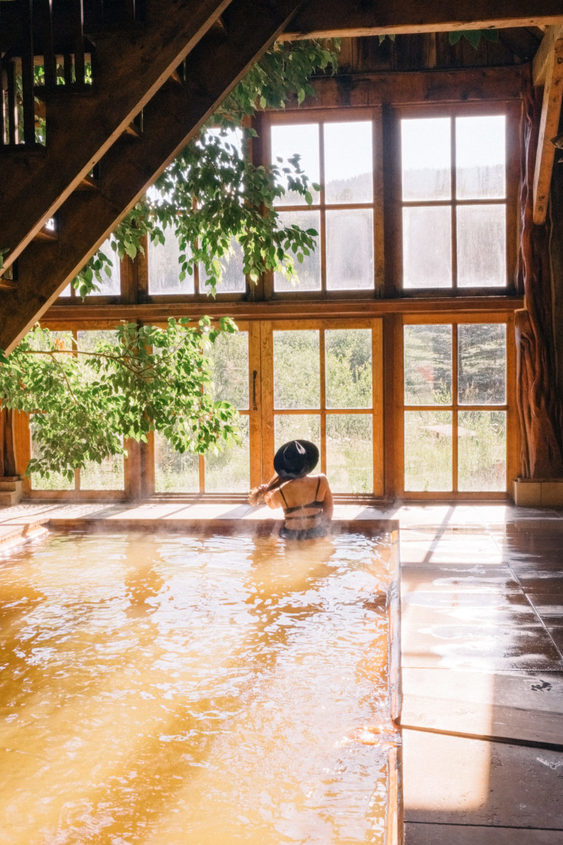 She's So Bright - Eva Goes West To Dunton Hot Springs, Telluride, Colorado, Travel, Old West, Log Cabin, Scenic, Travel Goals
