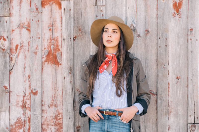 Portraits of A Cowgirl At Mormon Row - She's So Bright, Travel, Wyoming, Grand Teton, National Park, Mormon Row, Western Style, Old West